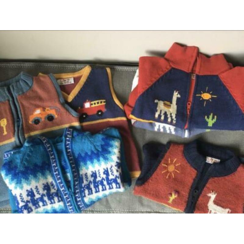 Te koop alpaca wol wollen vestje s mt 98/110