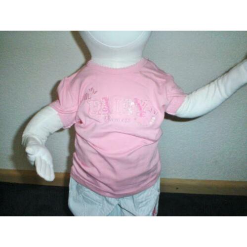 glitter shirtje van Dirkje Nieuw met kaartje