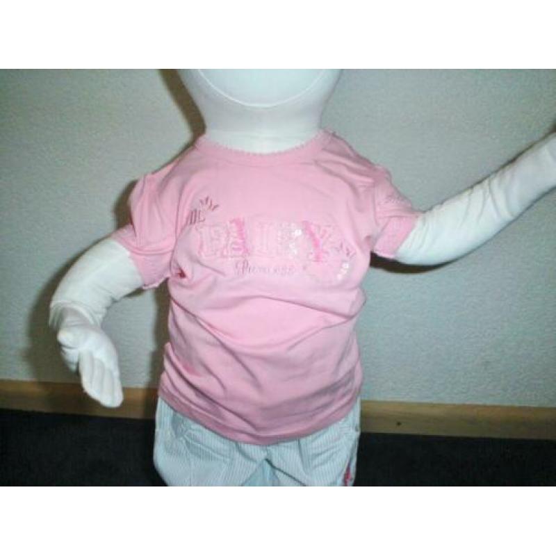 glitter shirtje van Dirkje Nieuw met kaartje