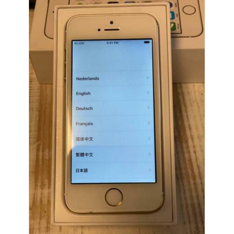 iPhone 5S als nieuw 16GB GOLD