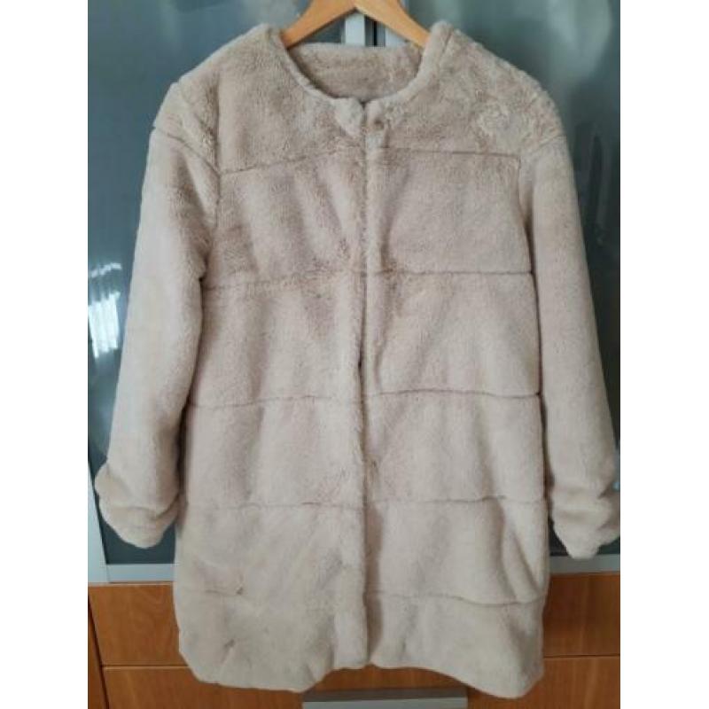 Nieuwe Cars faux fur fluffy imitatie bontjas maat M teddyjas