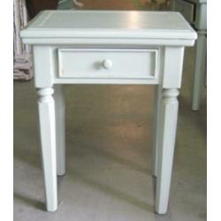 Sidetable / haltafel - 1 lade - massief mahonie - TTM Wonen