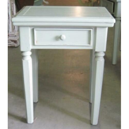 Sidetable / haltafel - 1 lade - massief mahonie - TTM Wonen