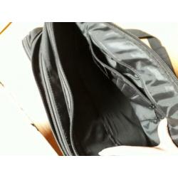 Grote complete laptop tas, zwart, veel vakken