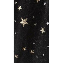 Loavies chique blouse zwart velours maat m