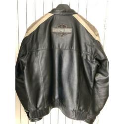Harley Davidson Kalfslederen Motorjack (Maat L)