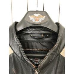 Harley Davidson Kalfslederen Motorjack (Maat L)