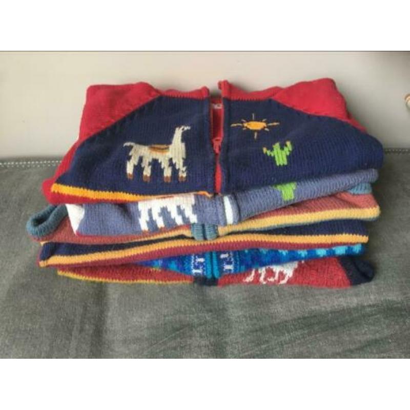Te koop alpaca wol wollen vestje s mt 98/110