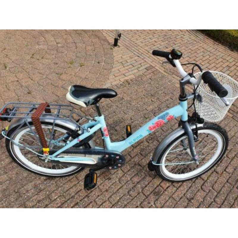 Alpina Girl Power meisjesfiets als nieuw met mandje 16 inch