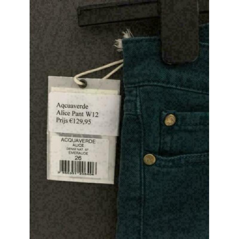 a376 Nieuw ACQUAVERDE spijkerbroek jeans broek Mt 26=XXS=32