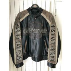 Harley Davidson Kalfslederen Motorjack (Maat L)