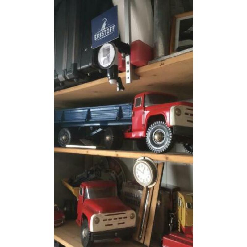 Oud ijzer speelgoed blikken auto.s camocean zil