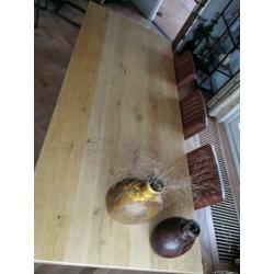 Robuuste eiken tafel 6 personen!