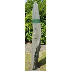 Wilfried Grootens(1954)Basalt Glasobject Zuil Hoog 185 CmGes