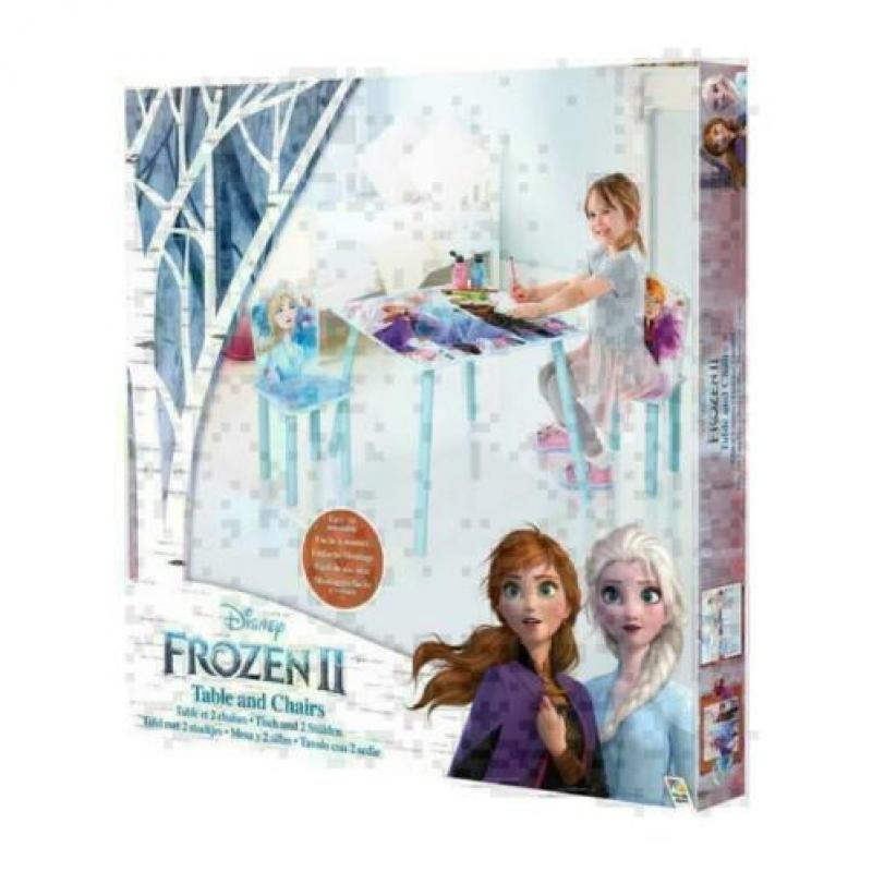 Disney Frozen2 Tafel met 2 Stoeltjes - Gratis Verzending