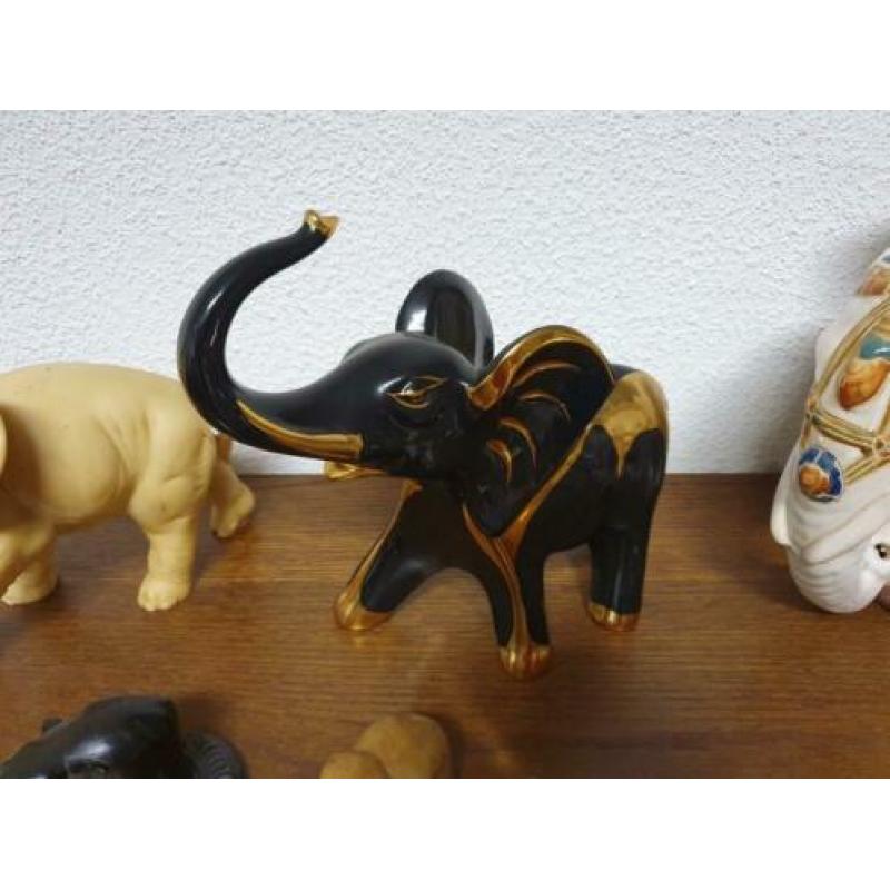 Uitverkoop!! 6 mooie olifantenbeelden voor €95,-!