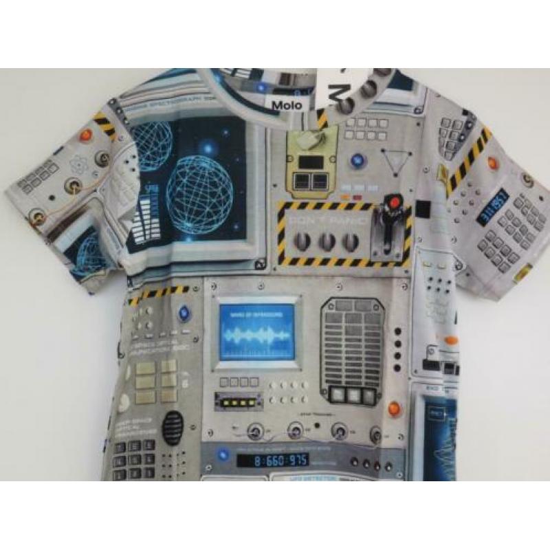 Molo shirt Space Navigation maat 140