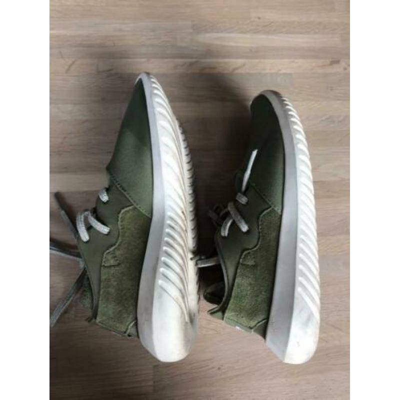 Adidas olijfgroen Tubular sportschoen S75923 mt 36 1/2 UK4
