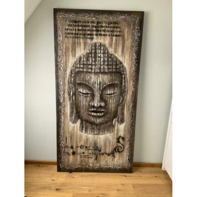 Buddha schilderij 200x100