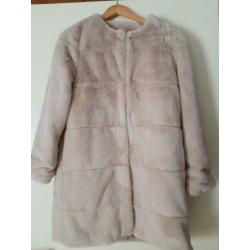 Nieuwe Cars faux fur fluffy imitatie bontjas maat M teddyjas