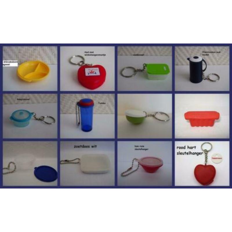004) Sleutelhanger, magneet of mini; Tupperware