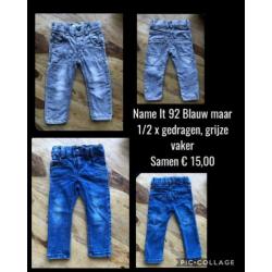 Merk kleding jongens maat 92/98
