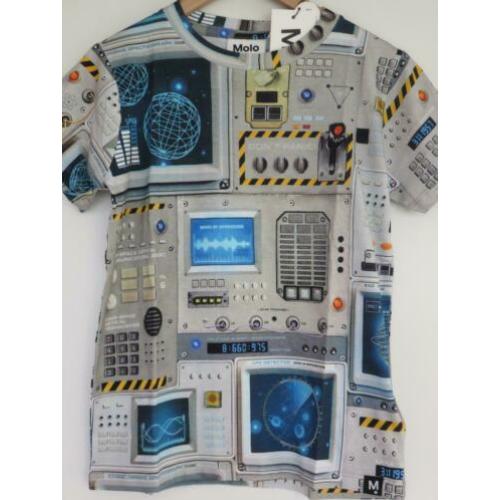 Molo shirt Space Navigation maat 140