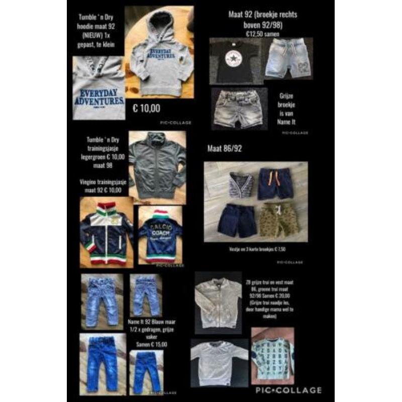 Merk kleding jongens maat 92/98
