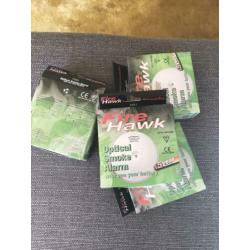Fire Hawk 4x rookmelders nieuw in doos. Set voor 20 euro.