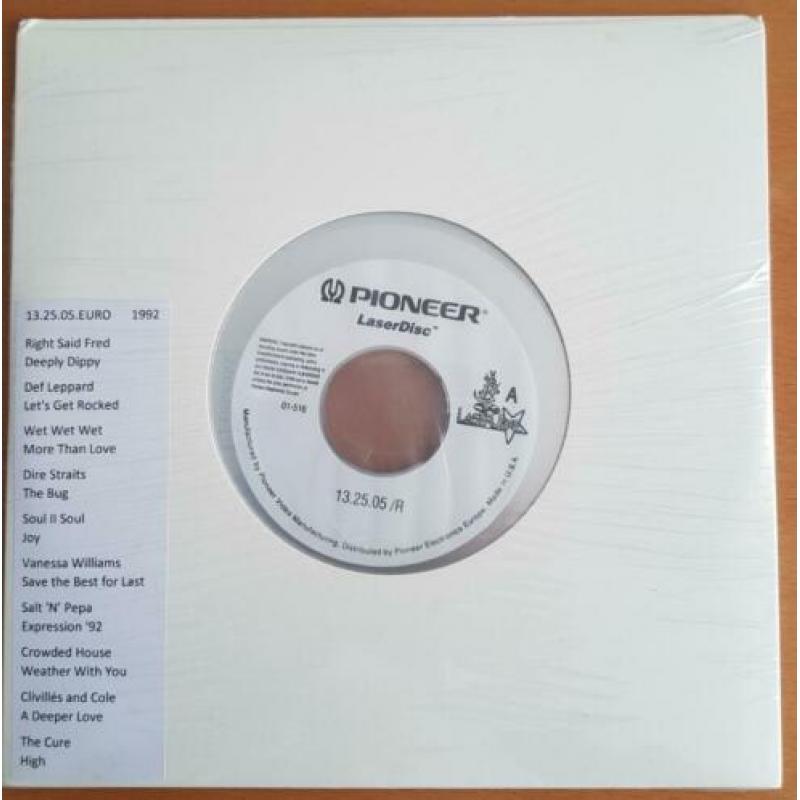 8" Laser Juke Laserdisc met 10 videoclips 13.25.05 [1992]