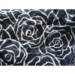 E818 EXPRESSO 44 rok zwart grijs kreuk rozen vaste overslag