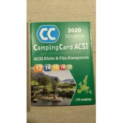 ASCI 2020 boeken camper, zonder kortingskaart.