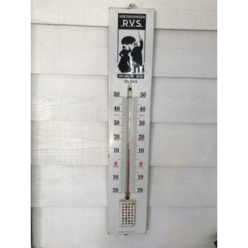 Emaille thermometer RvS