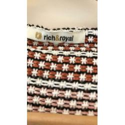Heel mooi kimono model jasje van Rich and royal, mt XL