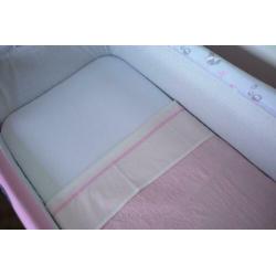 Grijze, roze, beige Chicco Next2me co-sleeper gratis bezorgd