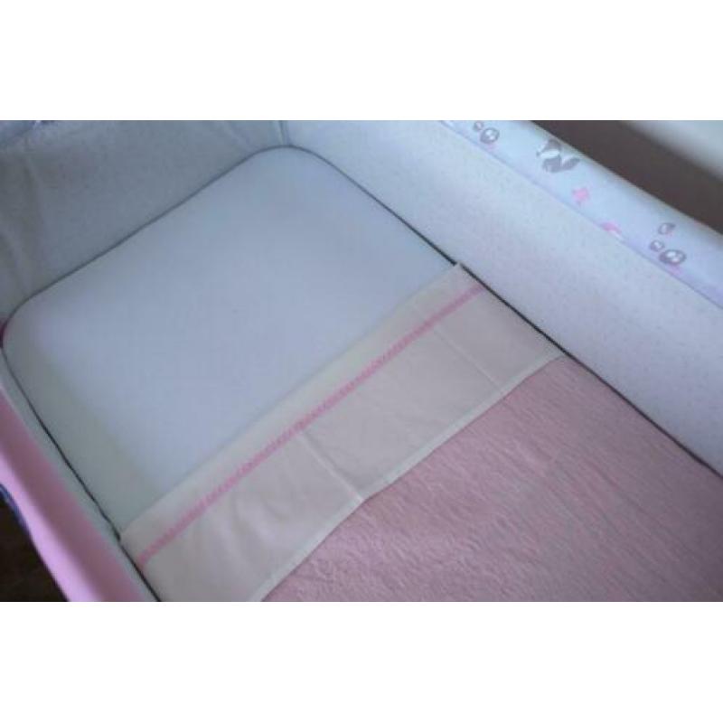 Grijze, roze, beige Chicco Next2me co-sleeper gratis bezorgd