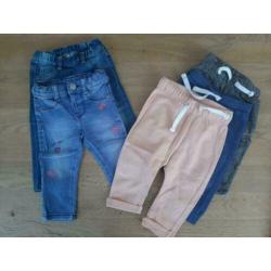Set meidenkleding maat 68, lang & kort