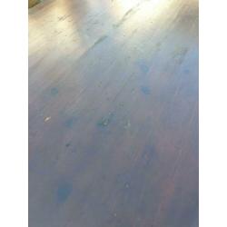 Oude houten tafel L 120 x B 80 x h 44