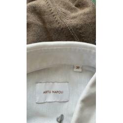 NIEUW Artu Napoli wit overhemd 39