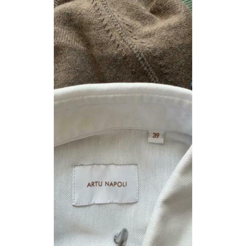 NIEUW Artu Napoli wit overhemd 39