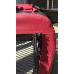 Nylon hondenbench verstevigd