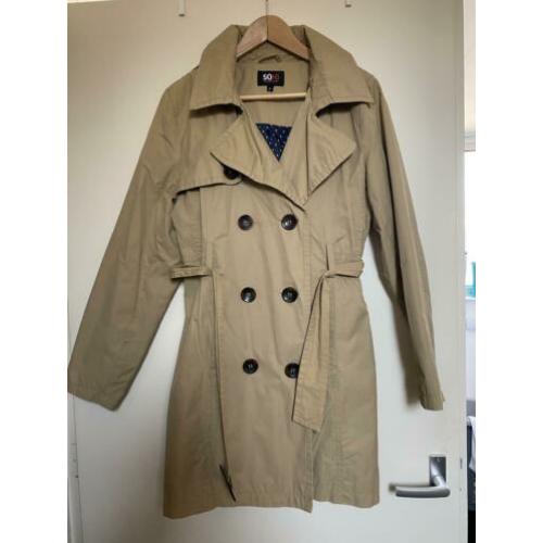 Dames trenchcoat beige maat 42 SOHO ZGAN