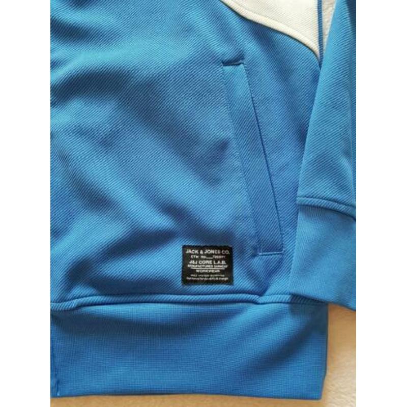 Blauw wit vest maat L Jack & Jones Core