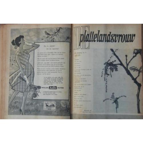 De Plattelandsvrouw 17e en 19e jaargang: 1959 / 1961