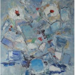 Vaas met bloemen, naar Nicolas de Staël