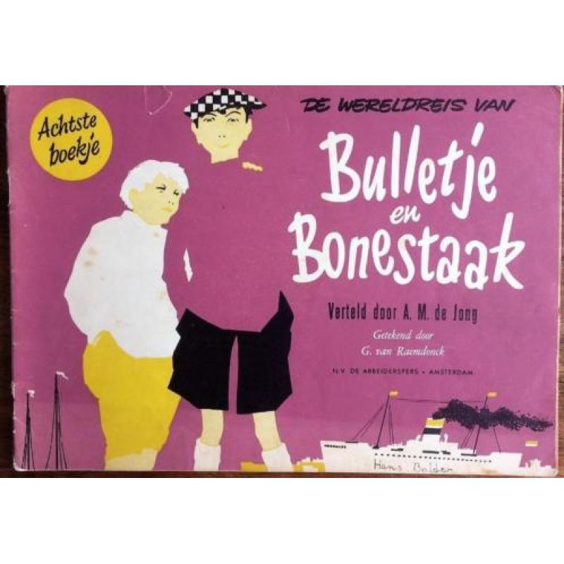Mooie oude strips van Bulletje en Bonestaak (A.M. de Jong)