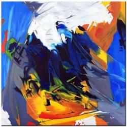 d803 Abstract modern olieverf schilderij 100x100cm