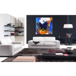 d803 Abstract modern olieverf schilderij 100x100cm