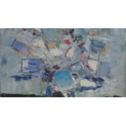 Vaas met bloemen, naar Nicolas de Staël