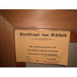 Olieverf schilderij op doek bloemen-stilleven schilder Jonk,